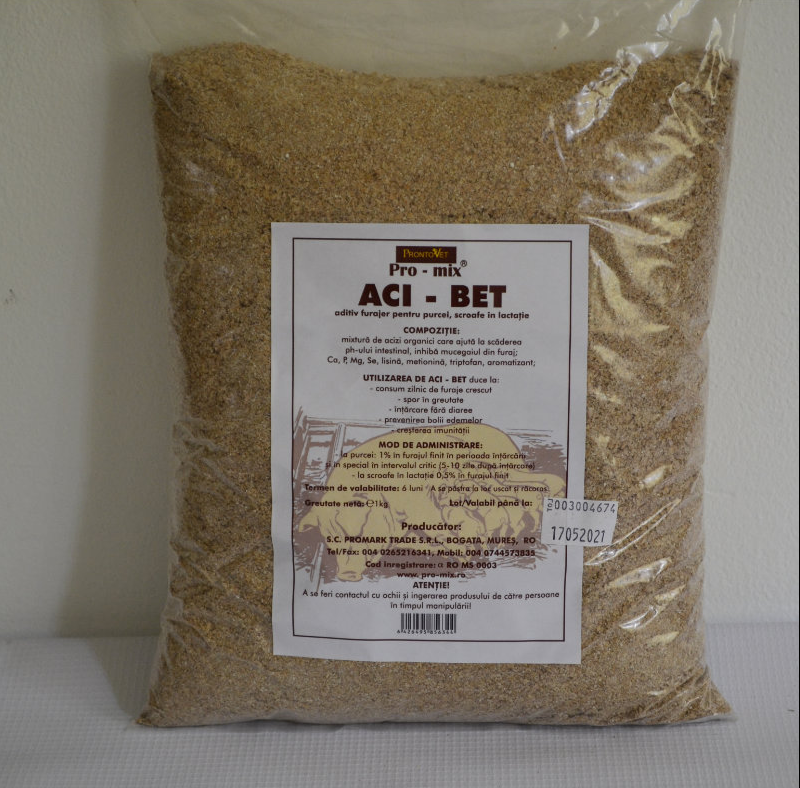 ACI-BET 1 kg Aditiv furajer pentru purcei si scroafe