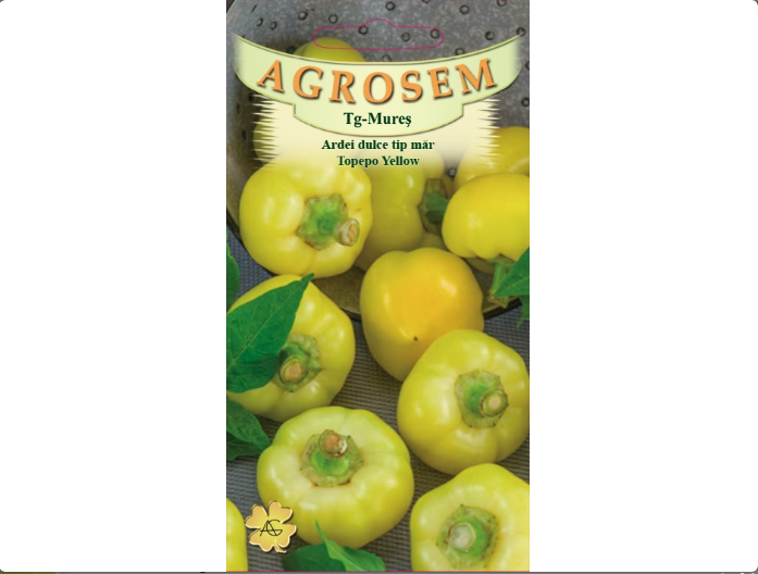 Ardei gras dulce tip mar - Topepo Yellow 0.4 g