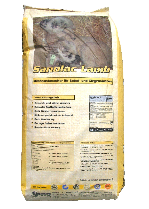 Sanolac Lamb® 25KG Lapte praf penru Miei si iezi